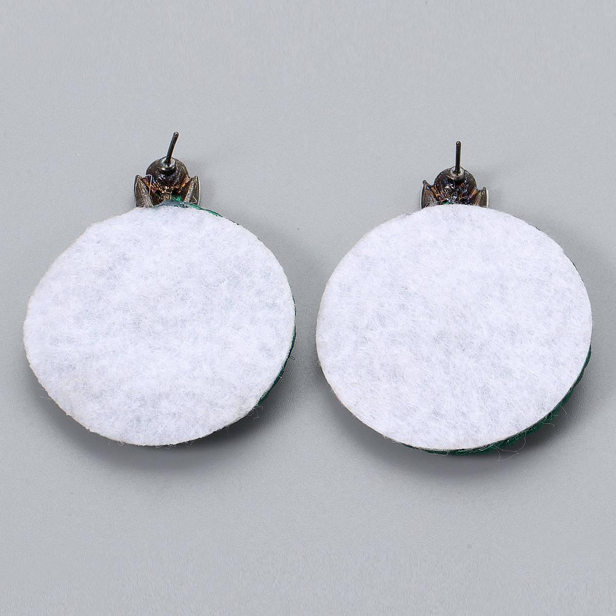 fashion handmade woven round earrings