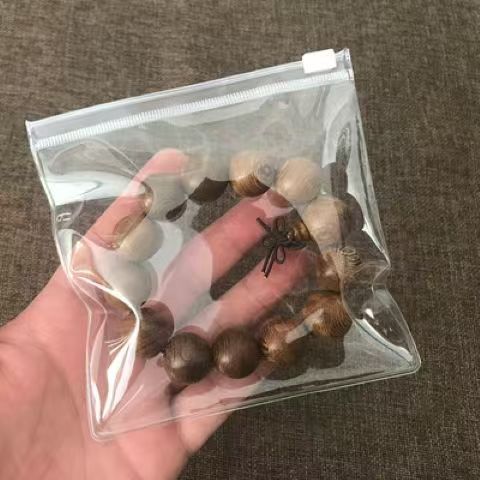 透明pvc拉链袋盲盒娃娃收纳珠宝首饰品服装收纳袋化妆品文玩包装