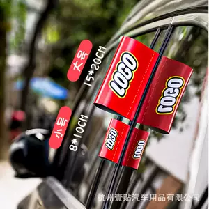 สติกเกอร์ติดรถยนต์ทรงป้ายซักผ้า
