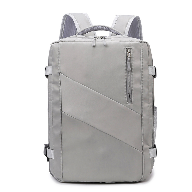 Bolsa de computadora de negocios expandible con barra de tracción, mochila de viaje de gran capacidad, mochila multifuncional para viajes de negocios cortos