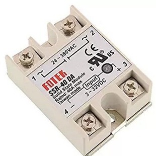 SSR-40 10 20 30 DA solid state relay 24V-380V 40A 250V DC control AC