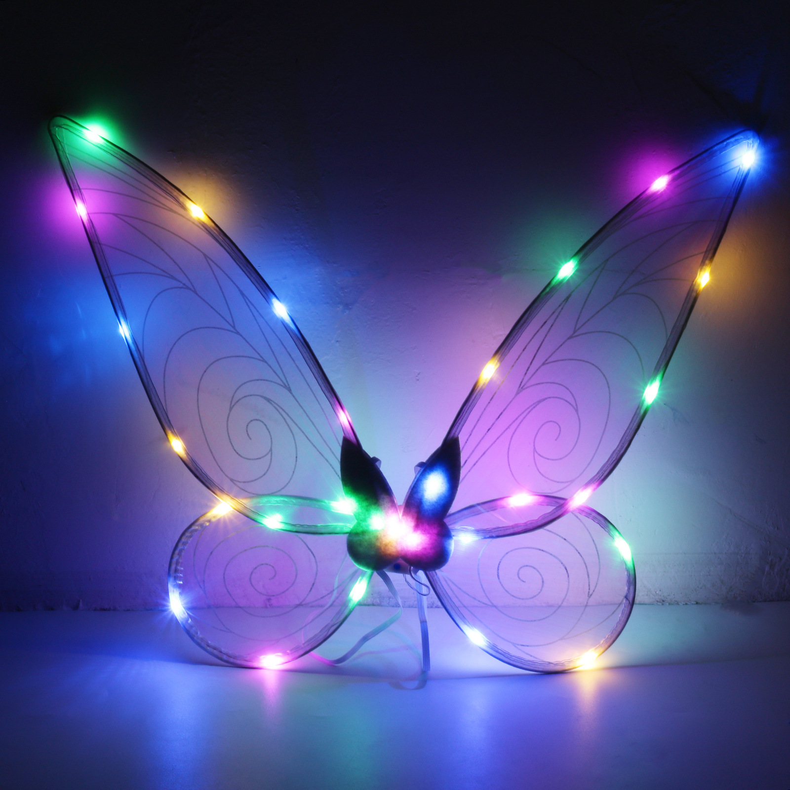 De los niños de la mariposa elfo alas Ángel Festival party Dress Up props varita mágica chica rendimiento decoración traje