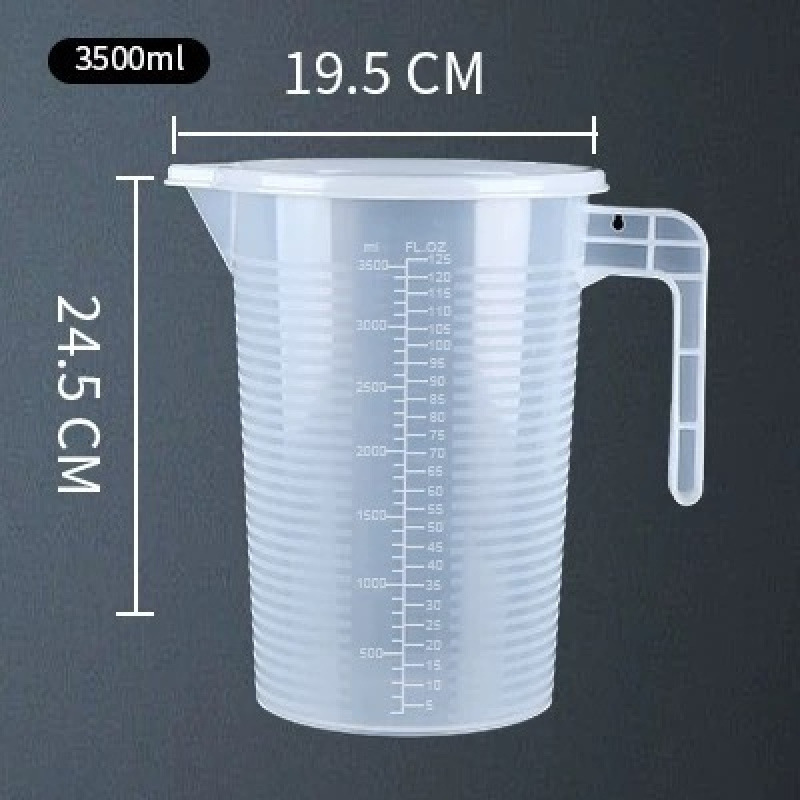 高温耐性ミルクティーショップツール計量カップスケール付きプラスチック食品グレードベーキングキッチン大容量|undefined