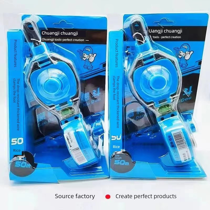 墨台手工棉线墨台木工装饰施工现场弹性线水平手工墨台棉线画线机