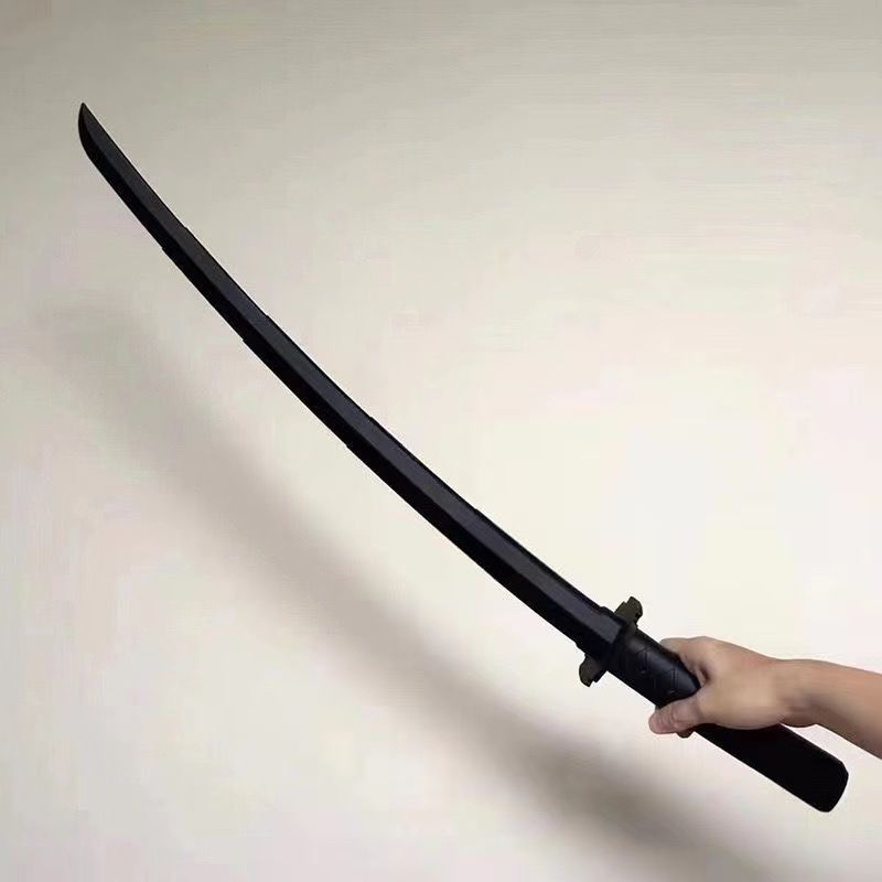 3D celebridad de la red gravedad telescópica katana cuchillo telescópico espada espiral rábano espada telescópica samurai hoja juguete Douyin mismo estilo