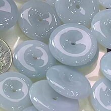 厂家批发缅甸天然翡翠A货 平安扣翡翠吊坠珠宝饰品