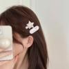 Brand cute bangs with letters, hairgrip, Korean style