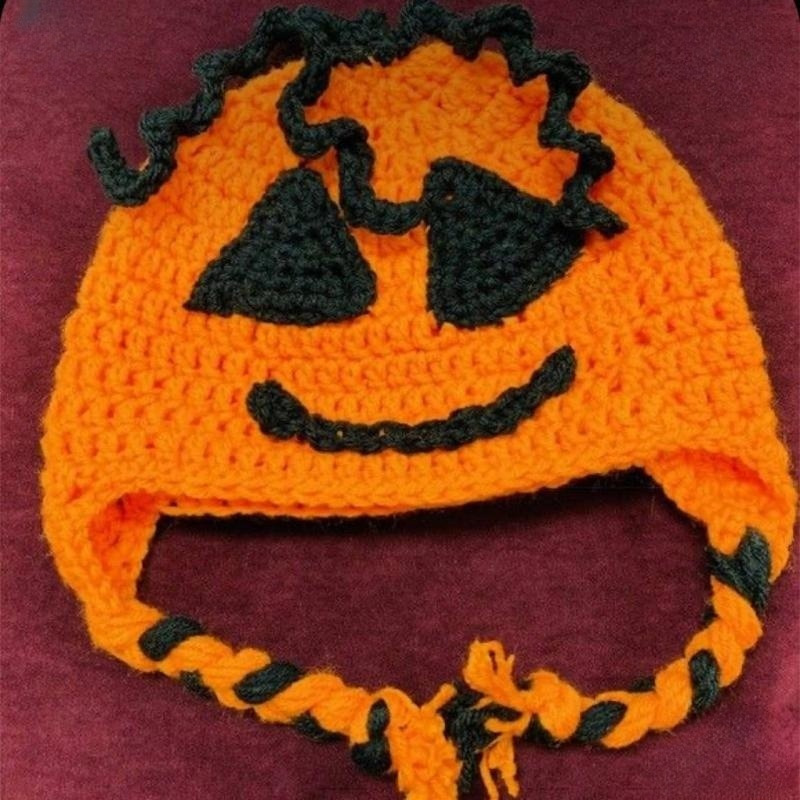 곱슬 호박 모자