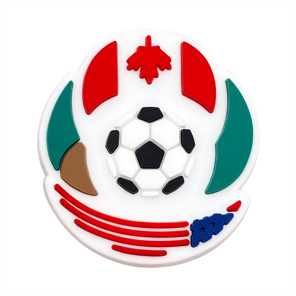 Soccer Shoes Charms High-end Pvc Rubber Accessories For Clogs_voghion.com