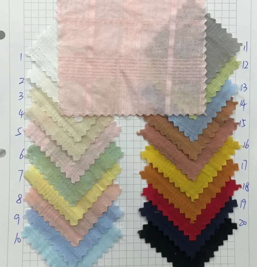 骁骏纺织 新中式面料 全棉纱罗琴音格提花面料 衬衫连衣裙童装提