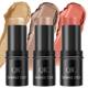 QIC Qi nicai highlight repair brightening shadow stick three-dimensional face base cream lying silkworm pen blush stick makeup