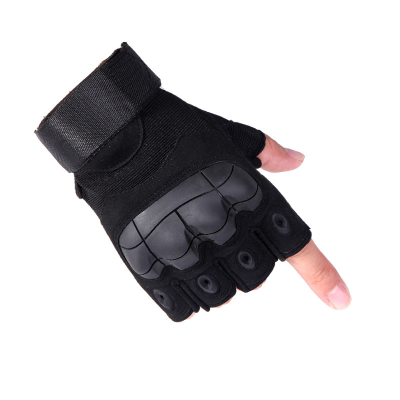 Deportes guantes de dedo semi-completo protección solar para hombres ventiladores militares al aire libre táctico Aptitud antideslizante para mujeres guantes de lucha contra el montañismo