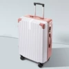 Fashion zipper [white+rose] inside the partition layer