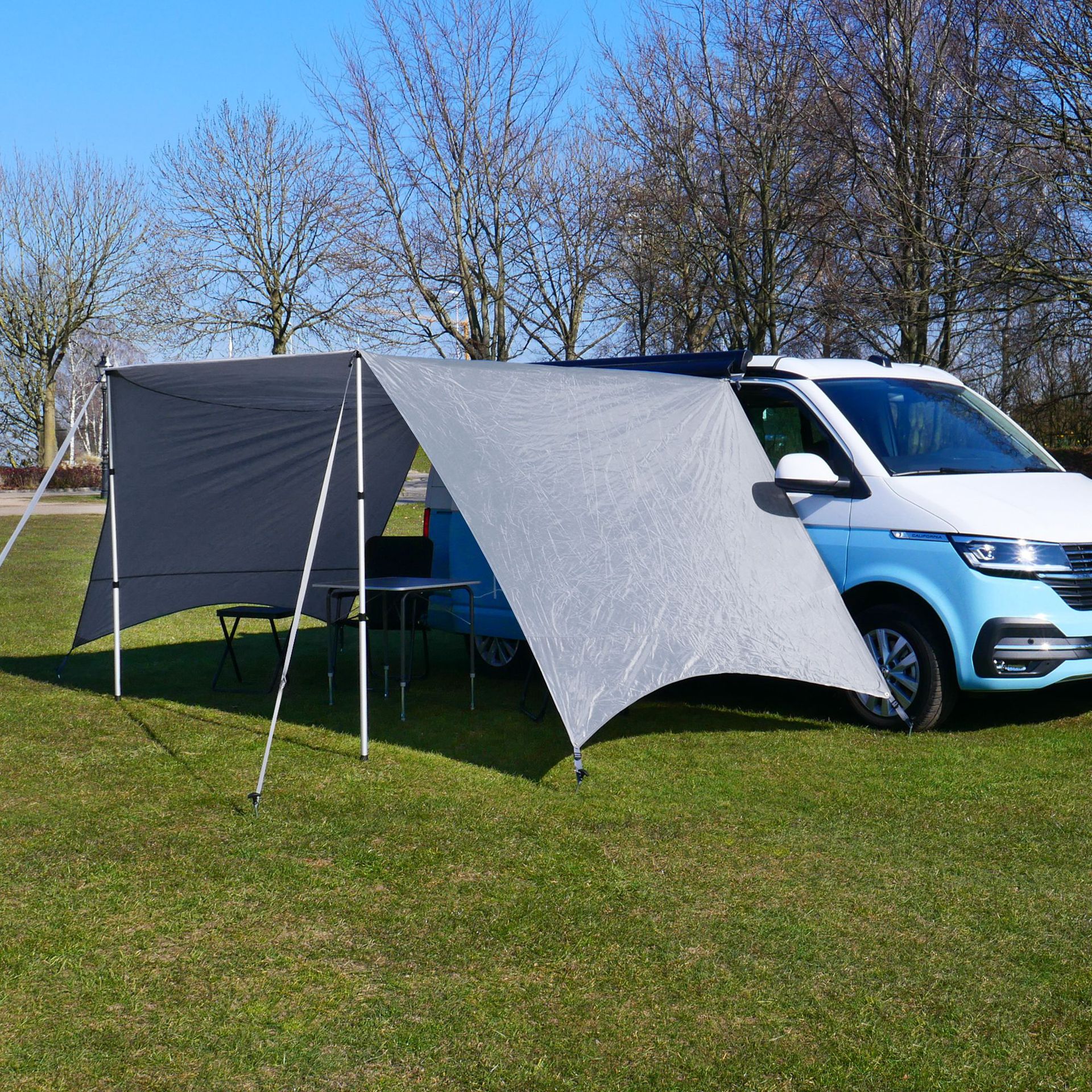 Car Side Awning Rv Sunshade Tent Camping Trunk Side Extension Outdoor Camping Canopy