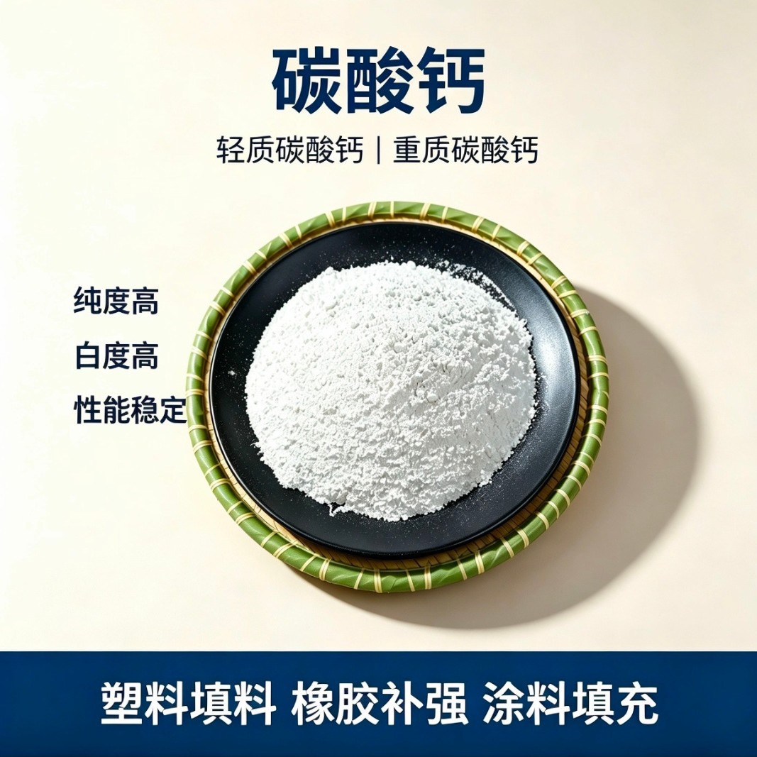 定制碳酸钙325目电线电缆用轻质碳酸钙塑料橡胶造纸用工业重钙粉