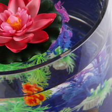 特大魚缸不插電龍魚室內桌面爬寵超大陶瓷透明烏龜缸