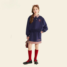 女童秋季卫衣休闲套装2025新款儿童时髦两件套亲子装洋气韩版