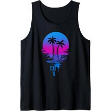 I 51843 Rock Music Print Sleeves Tank ҡ��ӡ������ ��