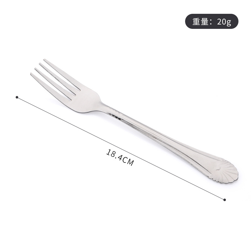 Tenedor de Acero Inoxidable para Bistec y Fruta de Acero Inoxidable 410
