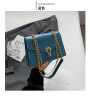 Fashionable summer bag strap for leisure one shoulder, simple and elegant design, 2023, crocodile print