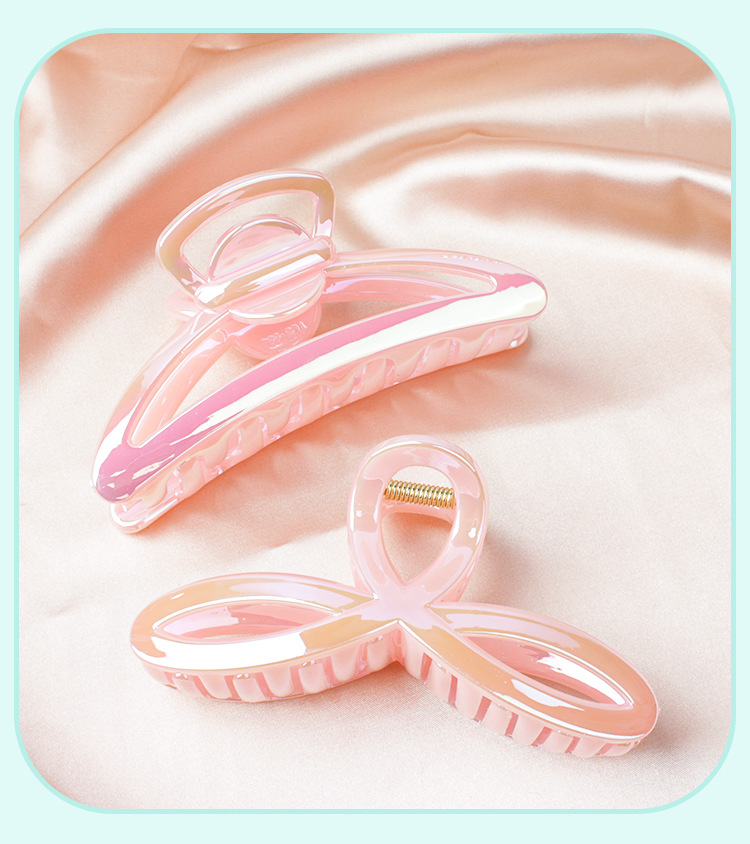 Daily Occasion PC Material Geometric Pattern Sweet Geometric Pc Sequins Hair Claws 1 Piece