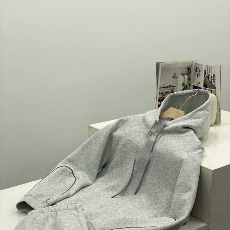 25 años de primavera y otoño deportes suéter con capucha suéter casual para hombre chaqueta con capucha pantalones reflectantes traje de pantalón