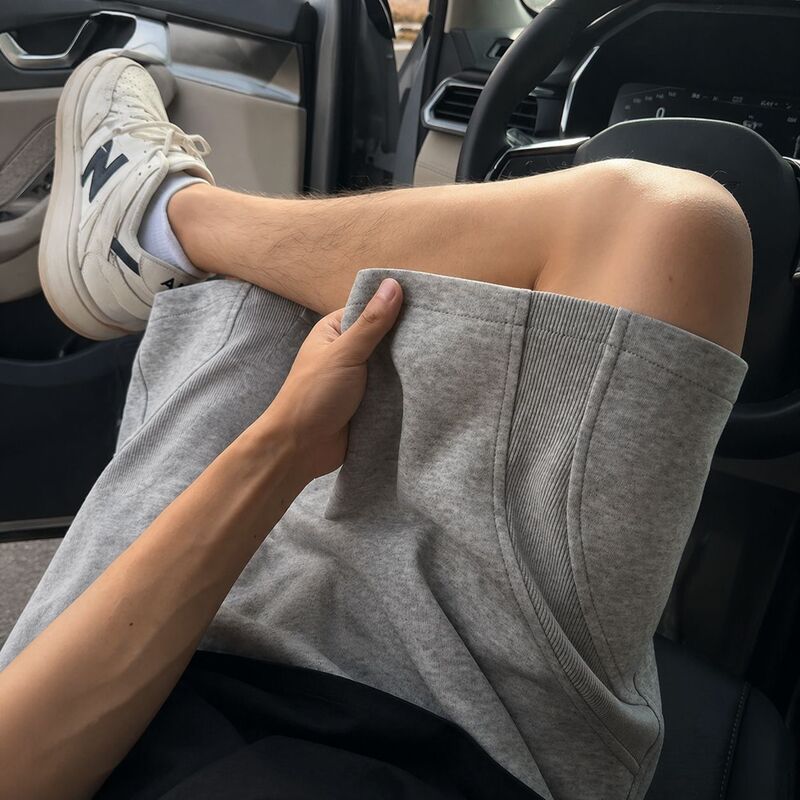 Cross-Border American-Style Heavy-Duty Patchwork Casual Shorts for Men, Loose and Stylish, Simple and Versatile, Straight-Leg Five-Point Pants