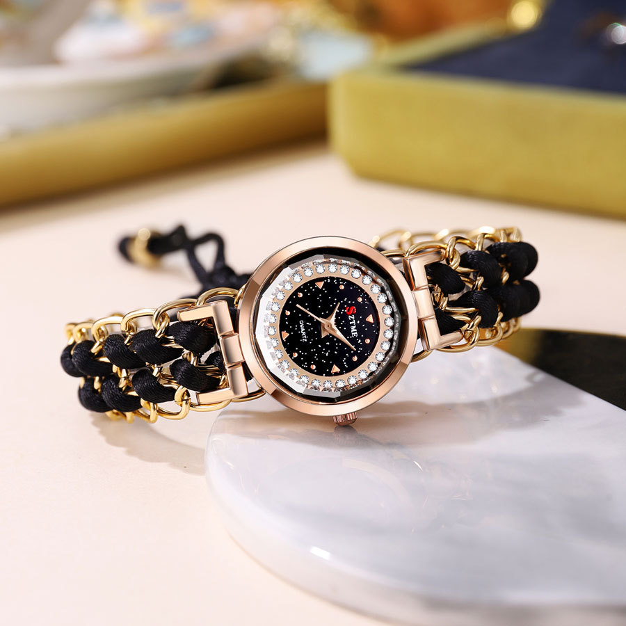 Nyt bedst sælgende kompakt og alsidigt kvartsur, cirkulær lille urskive, dameur i legering_voghion.com