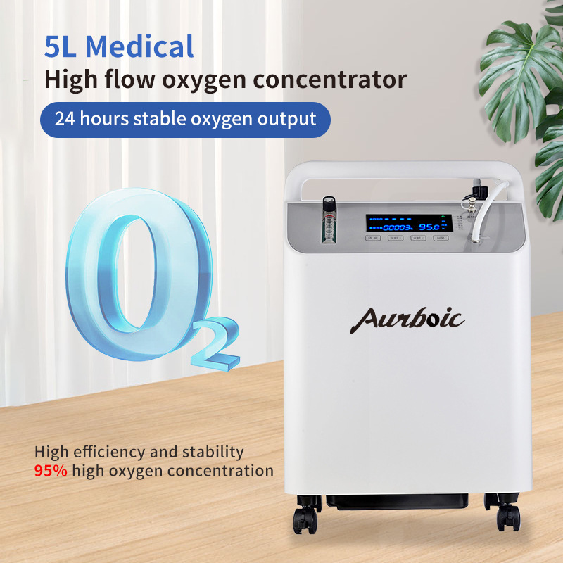 Medical Oxygen Concentrator 5L Medical for the Elderly and Pregnant Women 5 Liters Special Nasal Oxygen Tube Lung Swelling Atomized Oxygen Machine for Home Use Medical Oxygen Concentrator 5L Medical for the Elderly and Pregnant Women 5 Liters Special Nasal Oxygen Tube Lung Swelling Atomized Oxygen Machine for Home Use