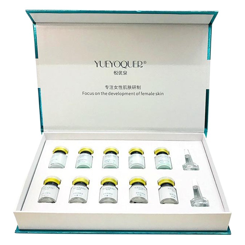 Cross-Border Wholesale Beauty Salon Blue Copper Peptide Freeze-Dried Powder Soothing Active Kit Facial Care Antioxidant