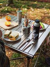 黑鹿蛋卷桌户外野餐露营轻便便携折叠桌子自驾游铝合金烧烤野餐桌