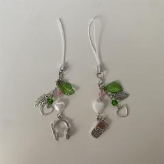 小靈通手機 耳機千禧風ins手機掛繩CCD復古手機鏈包包飾品掛件