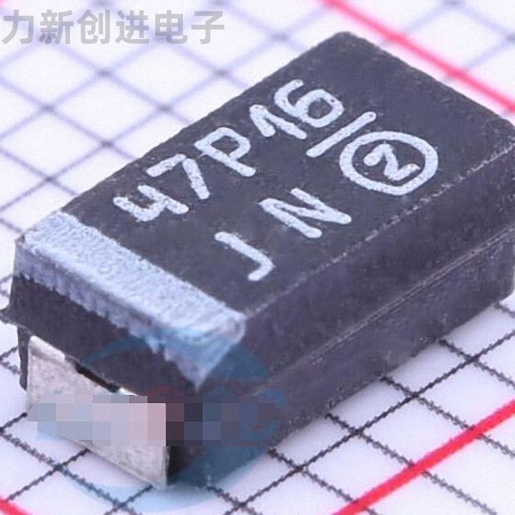 TP3C476K016C0300AS描述47uF(476) ±10% 16V 钽电容