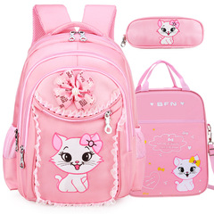 Children's 1-3-4-6th grade backpack 7-9-12 years old school bag primary school girl Korean version cute princess backpack