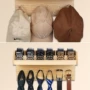 分格木质家用墙上整理架