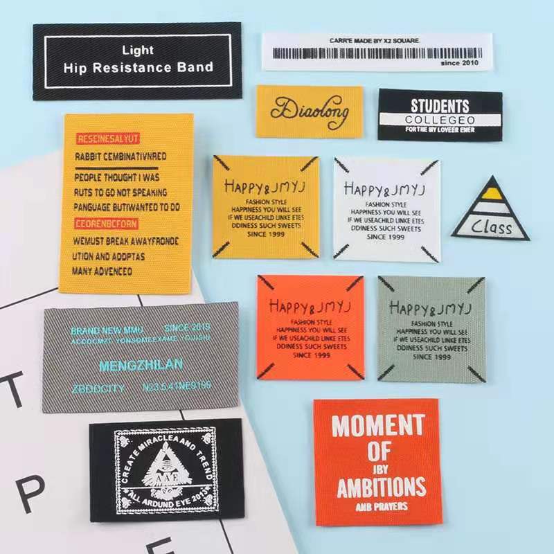 New Fashion Accessory Decorative Fabric Labels, Washable Printing DIY Fabric Stickers, Patch Stickers, Letter Shoulder Patches Arm Patch Labels