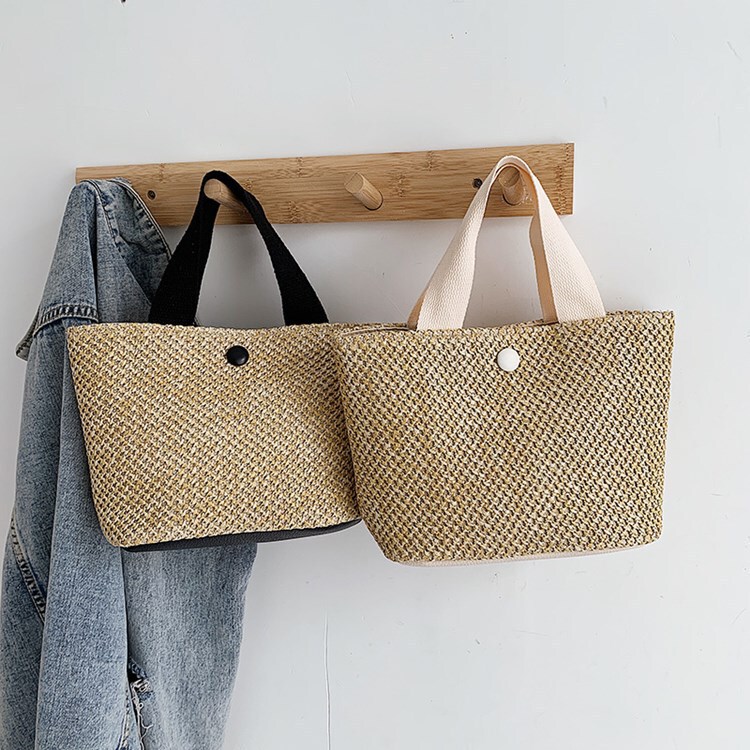 Straw Woven Bag for Women 2026 New Style Simple and Trendy Fashion Large Capacity Woven Handbag Shoulder Bag