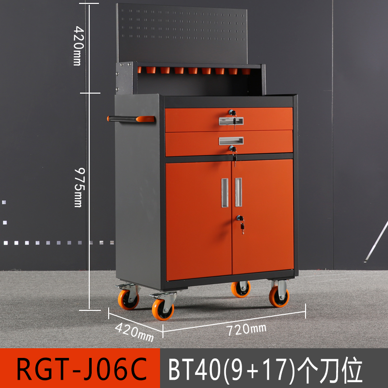 Rege cnc mecanizado CNC herramienta de gestión de coche BT30BT40BT50HSK soporte de portaherramientas armario de coche de herramientas