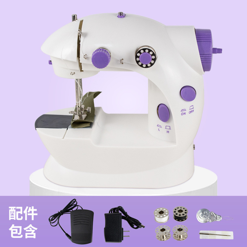 クロスボーダーミニ電動家庭用ミシン、ハンドヘルドエッジングマシン、ポータブル小型全自動電動ポータブルミシン|undefined