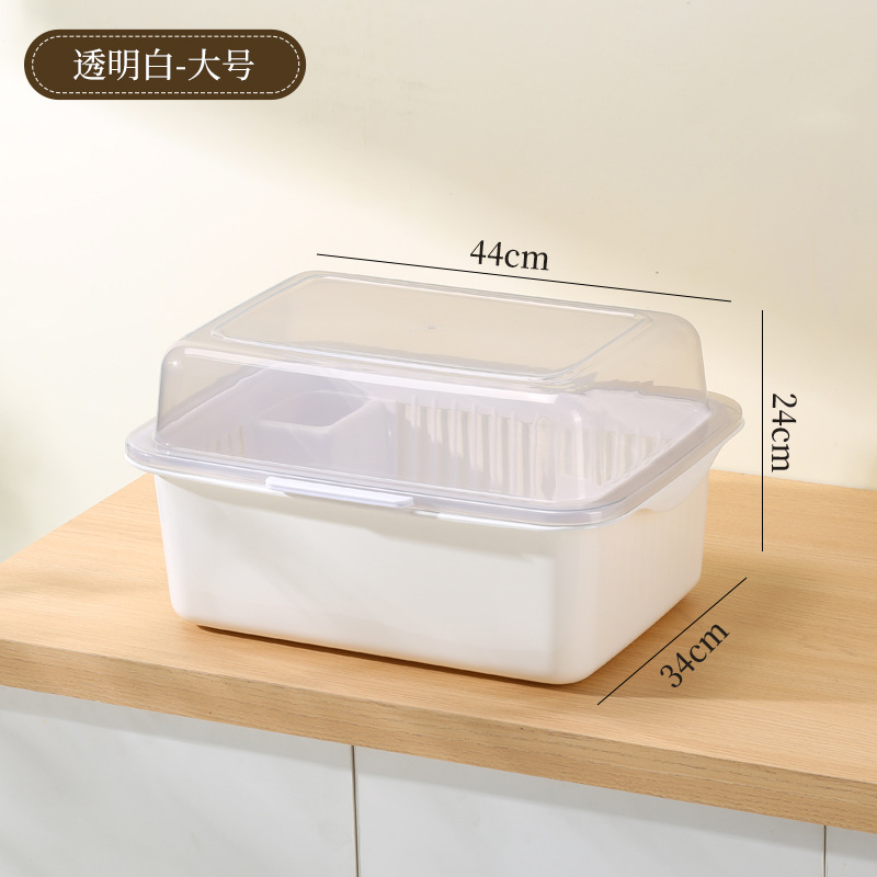 대형 투명 흰색 [약 3~4인용]