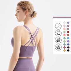 Fr-sp series sports bra for women, shock absorption anti-sag, outerwear fitness backless top, professional Pilates yoga underwear