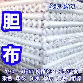 210t~400t胆布现货供应防绒防钻绒透气羽绒服内胆面料针孔回缩