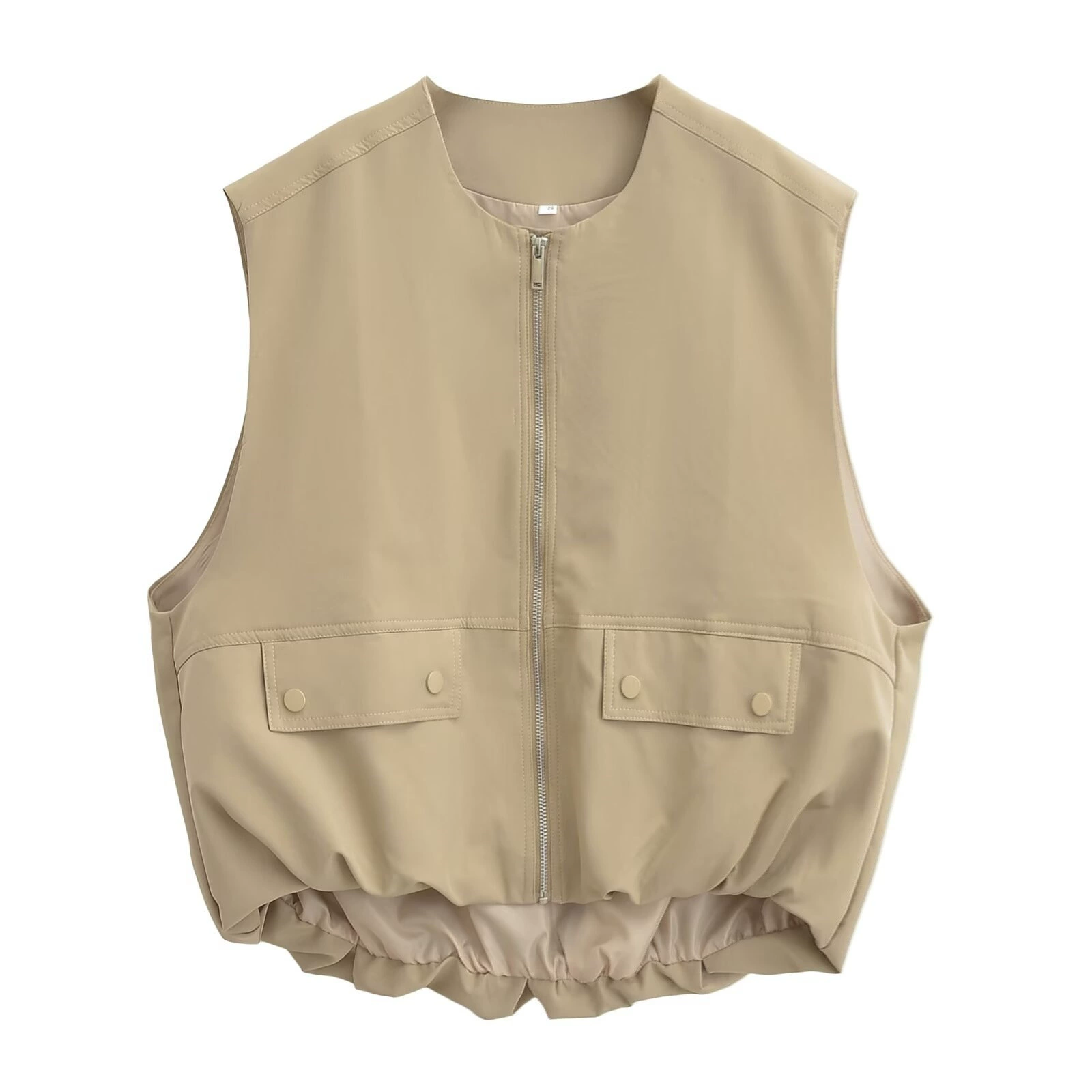 PB & ZA Женская одежда 2024 осень новая дикая мода классическая модная свободная серия жилет