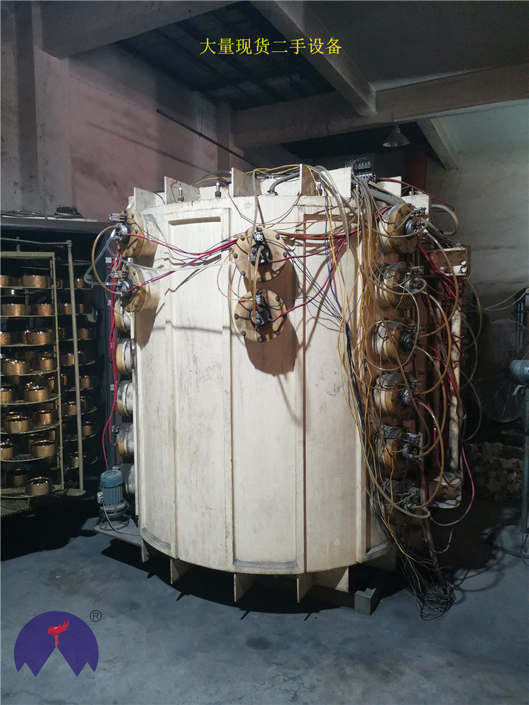 玻璃烟枪真空电镀机转卖1.8米镀玻璃制品设备东莞现货直销