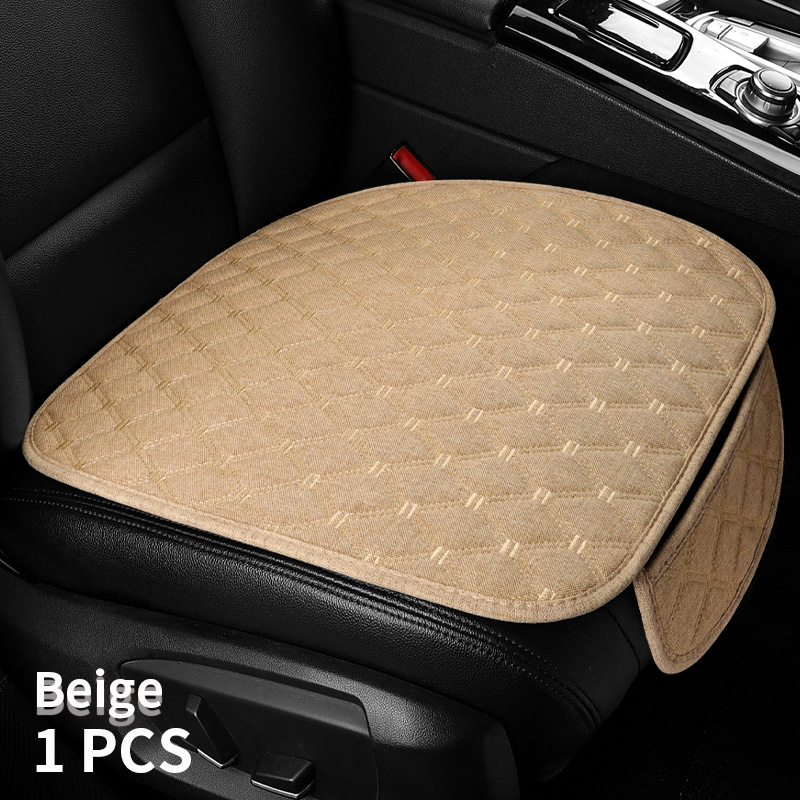 Cojín del asiento del coche cuatro estaciones universal de cinco asientos de lino de tres piezas cubierta del asiento del coche comercio exterior estilo de venta caliente