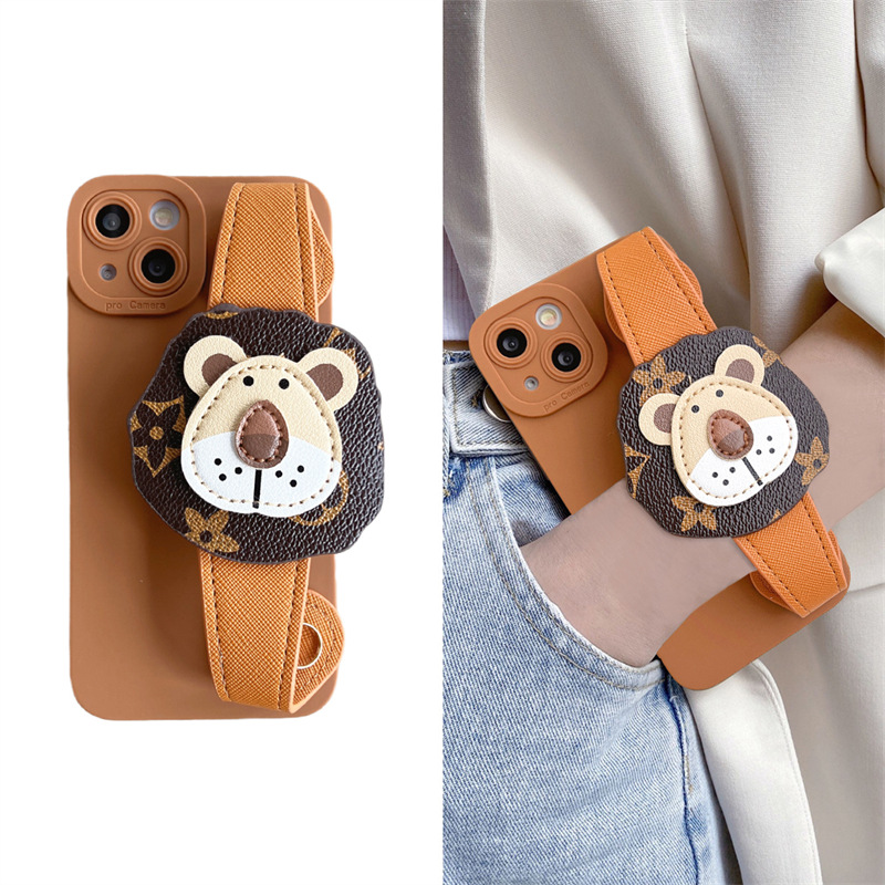 Cute Lion Pu Leather   Phone Accessories display picture 1