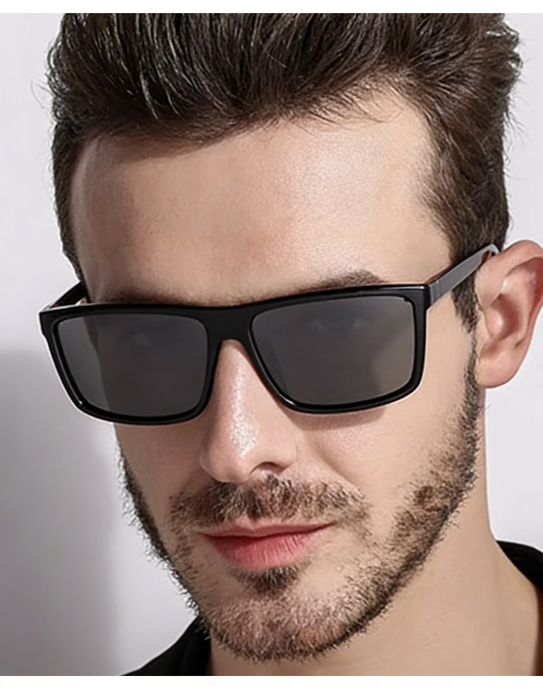 Yeni Model Güneş Gözlüğü Erkek Polarize Lensler Sürücü Araba Kullanımı Özel Ultraviyole Işınları Güçlü Işık Balık Avı Koyu Cam Gözlük