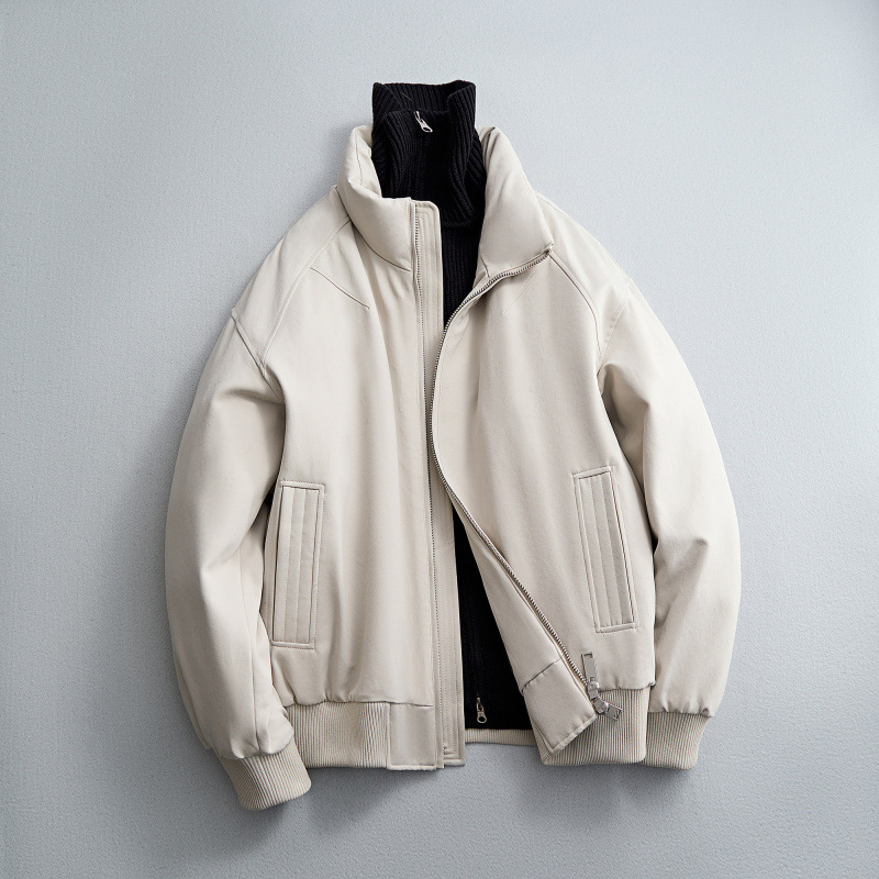 Men's winter short trend keep warm velvet down jacket