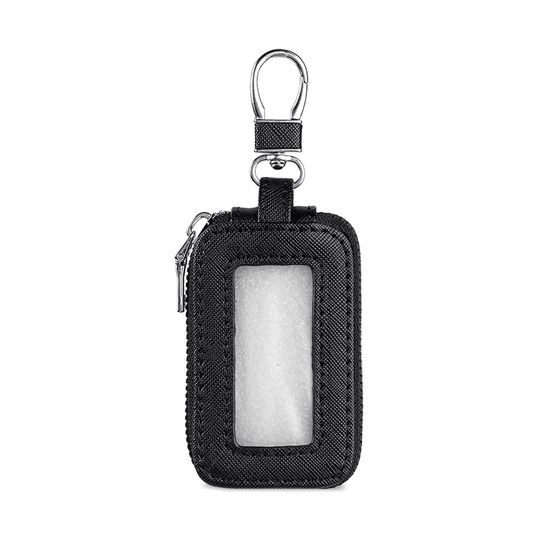 Nuevo paquete de llaves de moda universal simple ventana transparente de espejo impermeable cintura colgante multifuncional cubierta de llave de automóvil