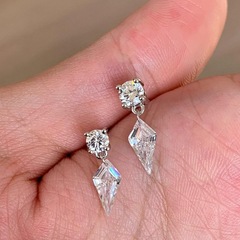韩系ins风个性马眼吊坠耳钉女几何冷淡风中性日常耳饰耳骨钉批发
